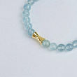 Браслет со вставкой из Аквамарина