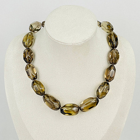 Колье из Раухтопаза