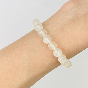 Браслет из Селенита, Артикул: 075901 - изображение товара №1