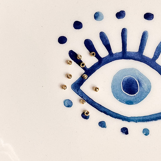 Бусины-разделители, спейсеры (10 шт), Артикул: 098713 - изображение товара №2