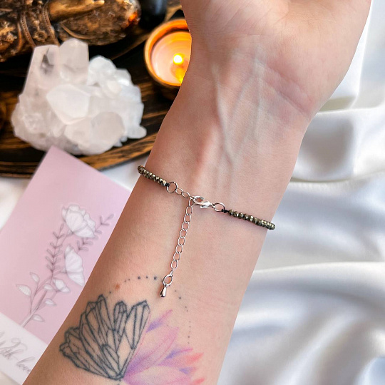 Браслет из Пирита, Артикул: 098416 - изображение товара №2