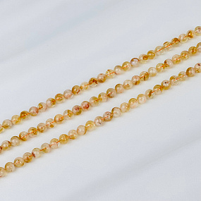 Бусины для украшений из Цитрина (60 бусин)