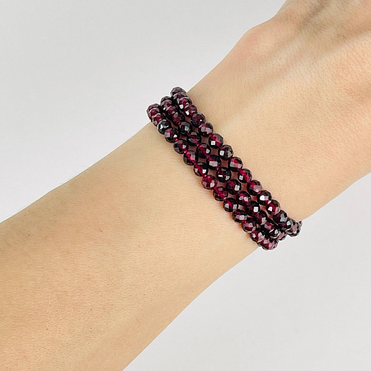 Бусины для рукоделия из Граната огранка, Артикул: 067101 - изображение товара №2