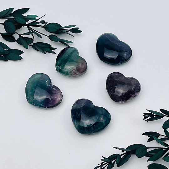 Сердце из Флюорита, Артикул: 103793 - изображение товара №1