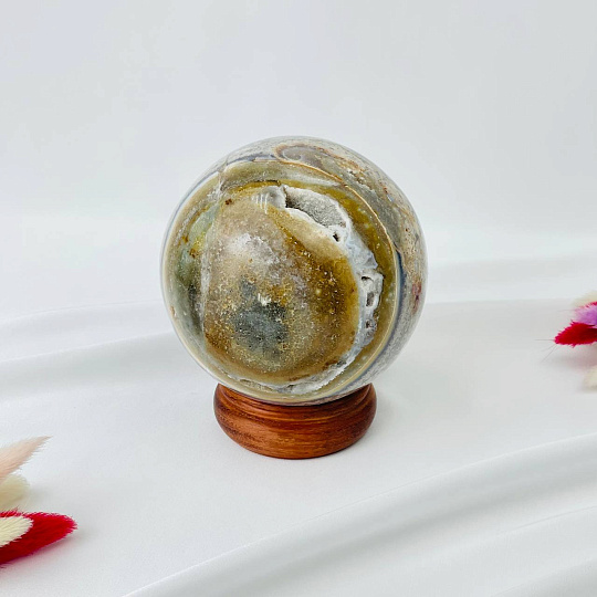 Шар из океанической Яшмы, Артикул: 082708 - изображение товара №1