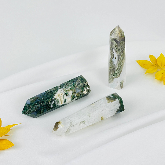 Кристалл из Мохового агата, Артикул: 088770 - изображение товара №1