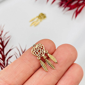 Подвеска "Сердце" (2 шт), Артикул: 108454 - изображение товара №1