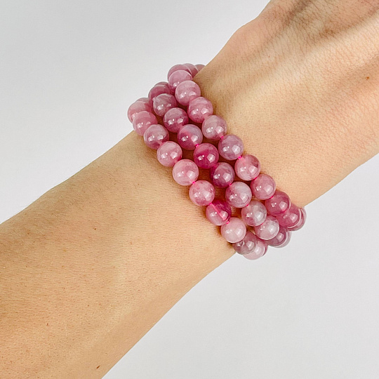 Бусины для украшений из мадагаскаоского Розового кварца, Артикул: 084867 - изображение товара №2