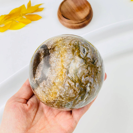 Шар из океанической Яшмы, Артикул: 082735 - изображение товара №2