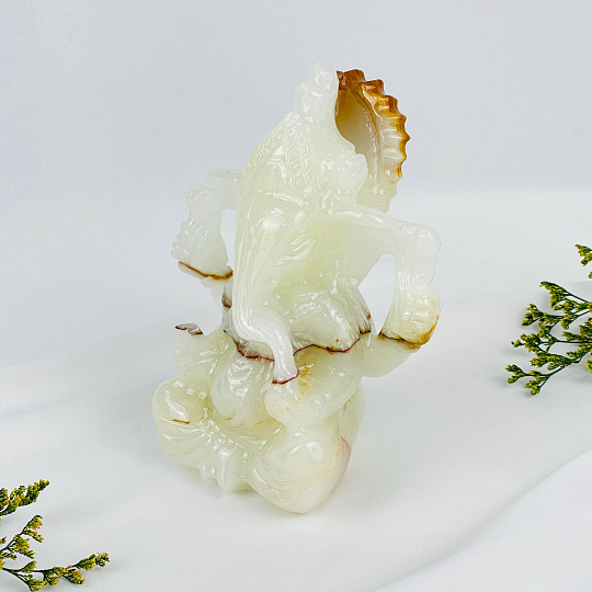 Статуэтка Ганеша из Оникса, Артикул: 118013 - изображение товара №4