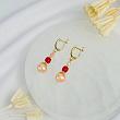 Серьги из Жемчуга и Коралла