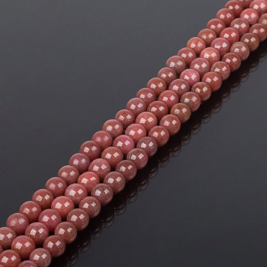 Бусины для украшений из Родонита, Артикул: 085549 - изображение товара №1