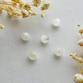 Бусины для украшений из Лунного камня (5 шт), Артикул: 100502 - изображение товара №1