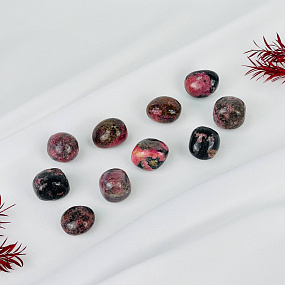 Галтовка из Родонита (25 шт), Артикул: 118095 - изображение товара №1