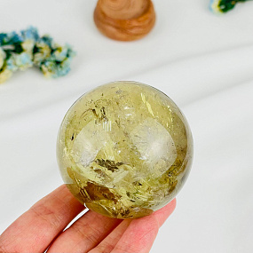 Шар из Цитрина на подставке, Артикул: 117490 - изображение товара №2