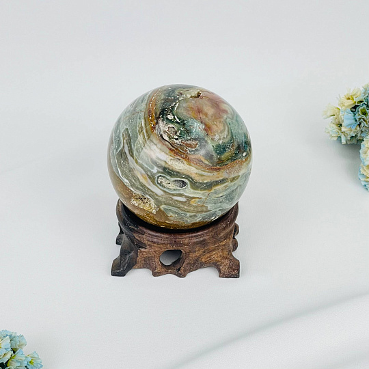 Шар из океанической Яшмы, Артикул: 080159 - изображение товара №1