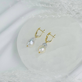 Серьги из Жемчуга, Артикул: 117185 - изображение товара №2