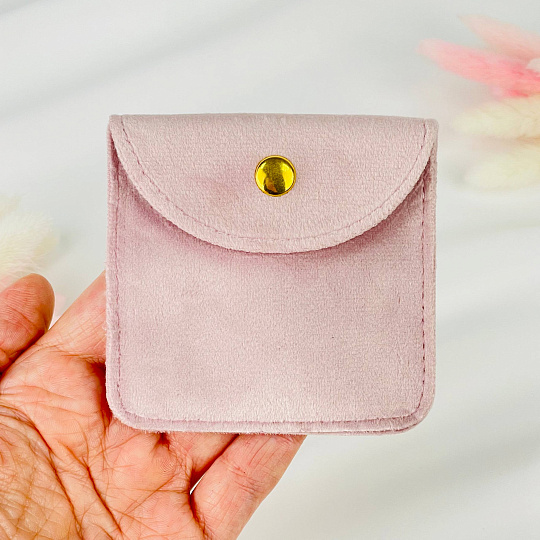 Мешочек: Бархат розовый 1 шт., Артикул: 116506 - изображение товара №2