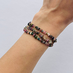 Бусины для рукоделия из Турмалина микс крошка, Артикул: 101528 - изображение товара №2