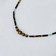 Колье из Тигрового глаза и Амазонита