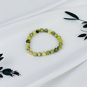 Браслет (Будда) из Офикальцита, Артикул: 117963 - изображение товара №2