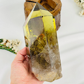 Кристалл из Цитрина на подставке, Артикул: 113364 - изображение товара №3