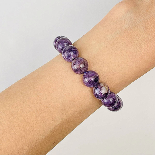 Браслет из Чароита, Артикул: 115897 - изображение товара №1