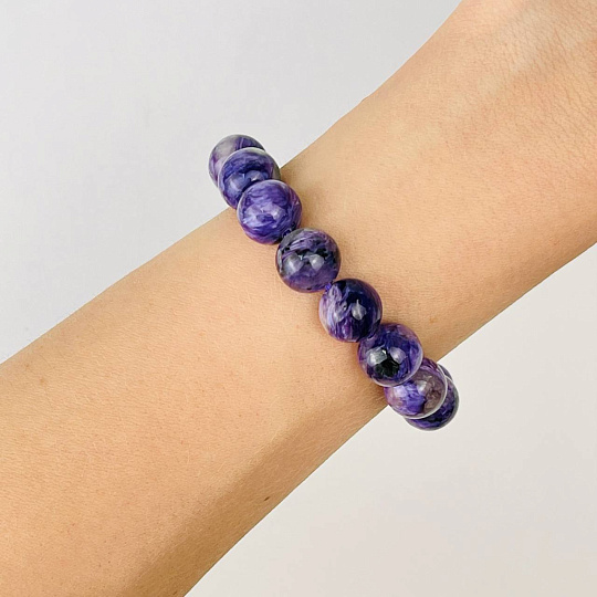 Браслет из Чароита, Артикул: 115948 - изображение товара №1