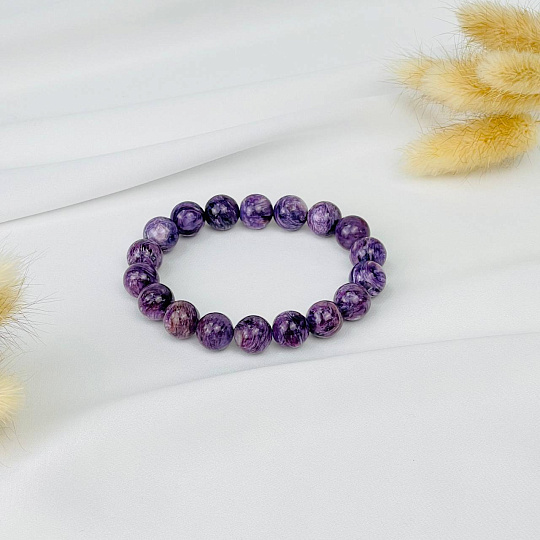 Браслет из Чароита, Артикул: 115897 - изображение товара №3