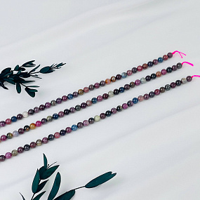 Бусины для украшений из Корунда микс (60 бусин), Артикул: 117051 - изображение товара №3