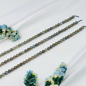 Бусины для украшений из Лабрадора (48 бусин), Артикул: 086213 - изображение товара №3