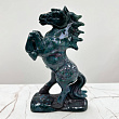 Статуэтка резная "Жеребец" из океанической Яшмы