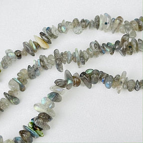 Бусины для украшений из Лабрадора крошка