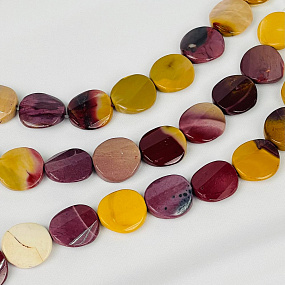 Бусины для украшений из Яшмы (Мукаит), Артикул: 116698 - изображение товара №3