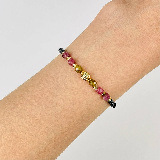 Браслет из Турмалина, Артикул: 116625 - изображение товара №1