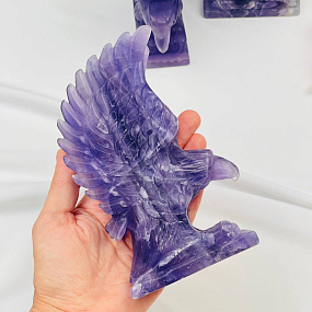 Статуэтка "Орел" из камня Флюорит, Артикул: 109300 - изображение товара №2