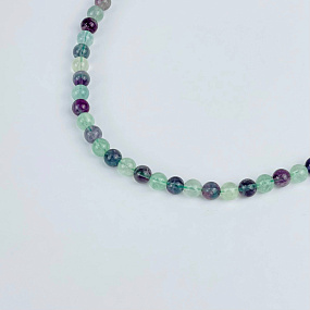 Колье из Флюорита, Артикул: 112787 - изображение товара №2