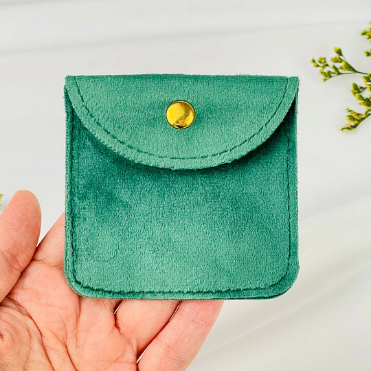 Мешочек: Бархат зеленый 1 шт., Артикул: 116504 - изображение товара №2