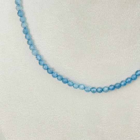 Колье из Аквамарина (градиент), Артикул: 114701 - изображение товара №2