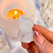 Фигурка резная "Кошка" из Кварца