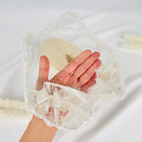 Срез Селенита на подставке, Артикул: 117471 - изображение товара №3