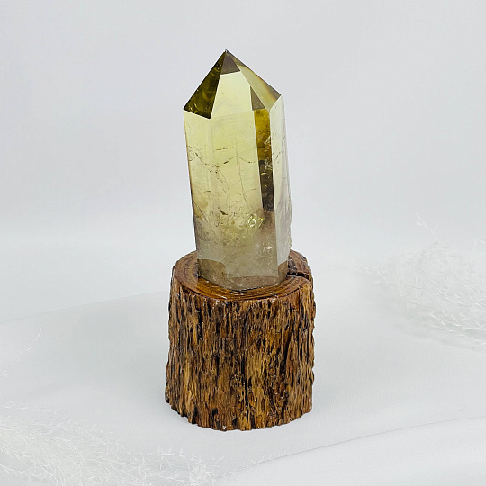 Кристалл из Цитрина на подставке, Артикул: 113375 - изображение товара №1