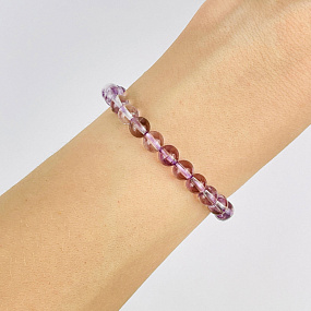 Браслет из лавандового Аметиста, Артикул: 117916 - изображение товара №1