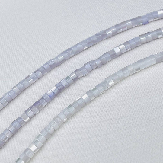 Бусины для украшений из Перламутра (155 бусин), Артикул: 112511 - изображение товара №2