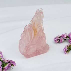 Лиса "Кицунэ" из Розового кварца, Артикул: 088040 - изображение товара №4