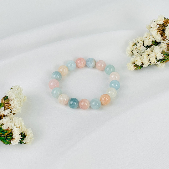 Браслет из Берилла микс, Артикул: 083702 - изображение товара №2