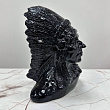 Статуэтка резная Индеец из Обсидиана
