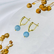 Серьги из Аквамарина