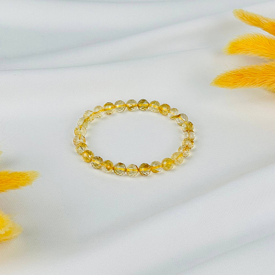 Браслет из Цитрина, Артикул: 079098 - изображение товара №2