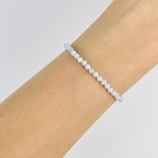 Браслет из голубого Агата, Артикул: 099869 - изображение товара №2